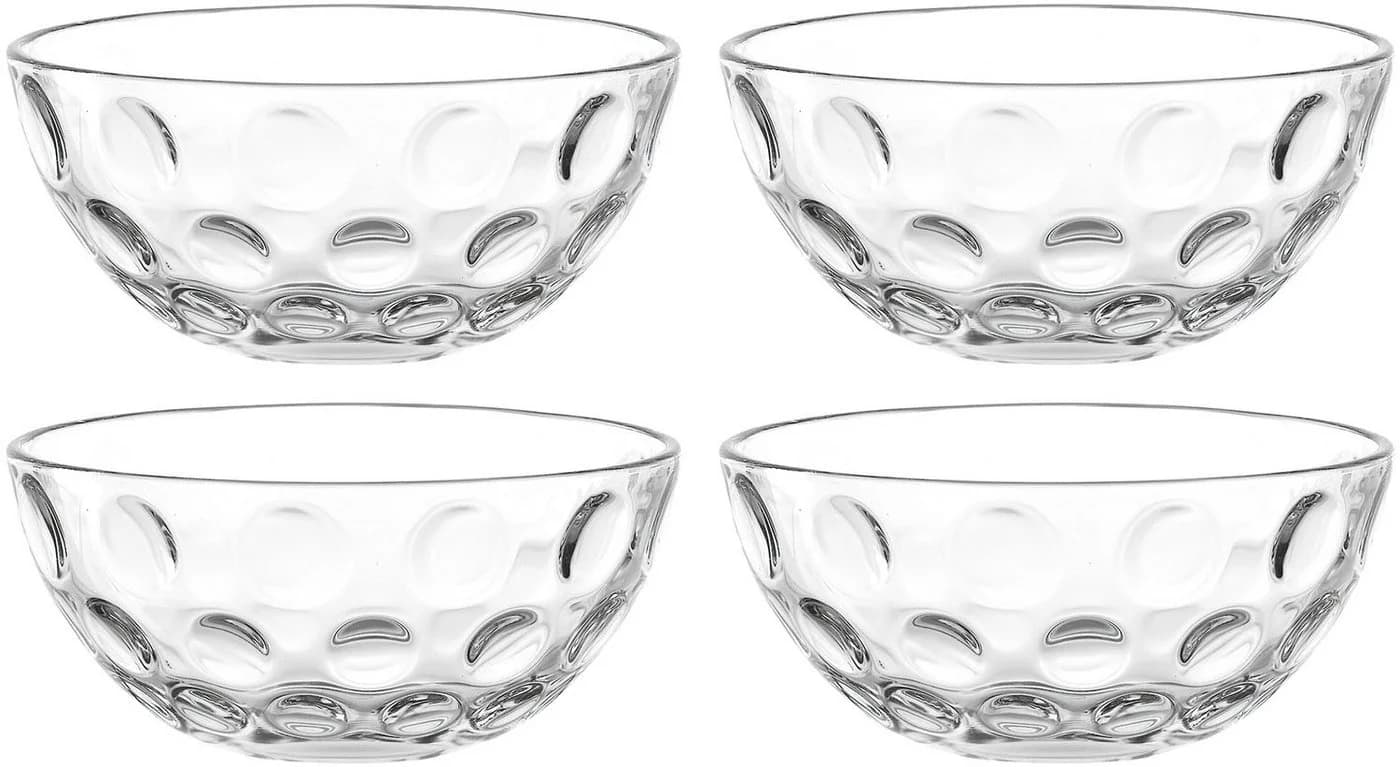 LEONARDO Schale CUCINA OPTIC 4er-Set Glas Transparent - Bild 2