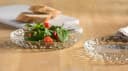 LEONARDO CUCINA OPTIC Speiseteller 18 cm 4er-Set Glas Transparent Bild 1