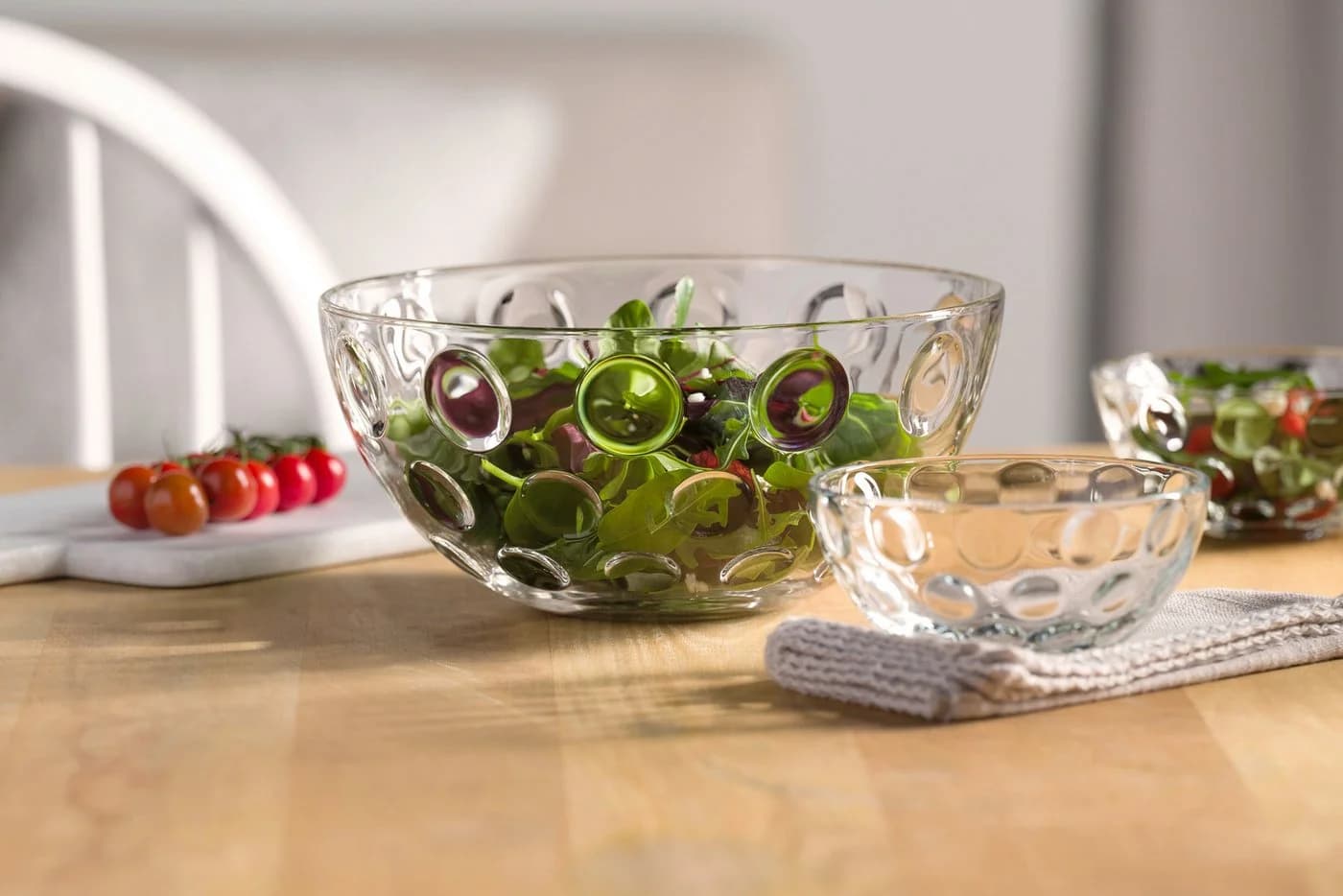 Leonardo Schalen-Set CUCINA OPTIC 5-teilig Glas transparent - Bild 3