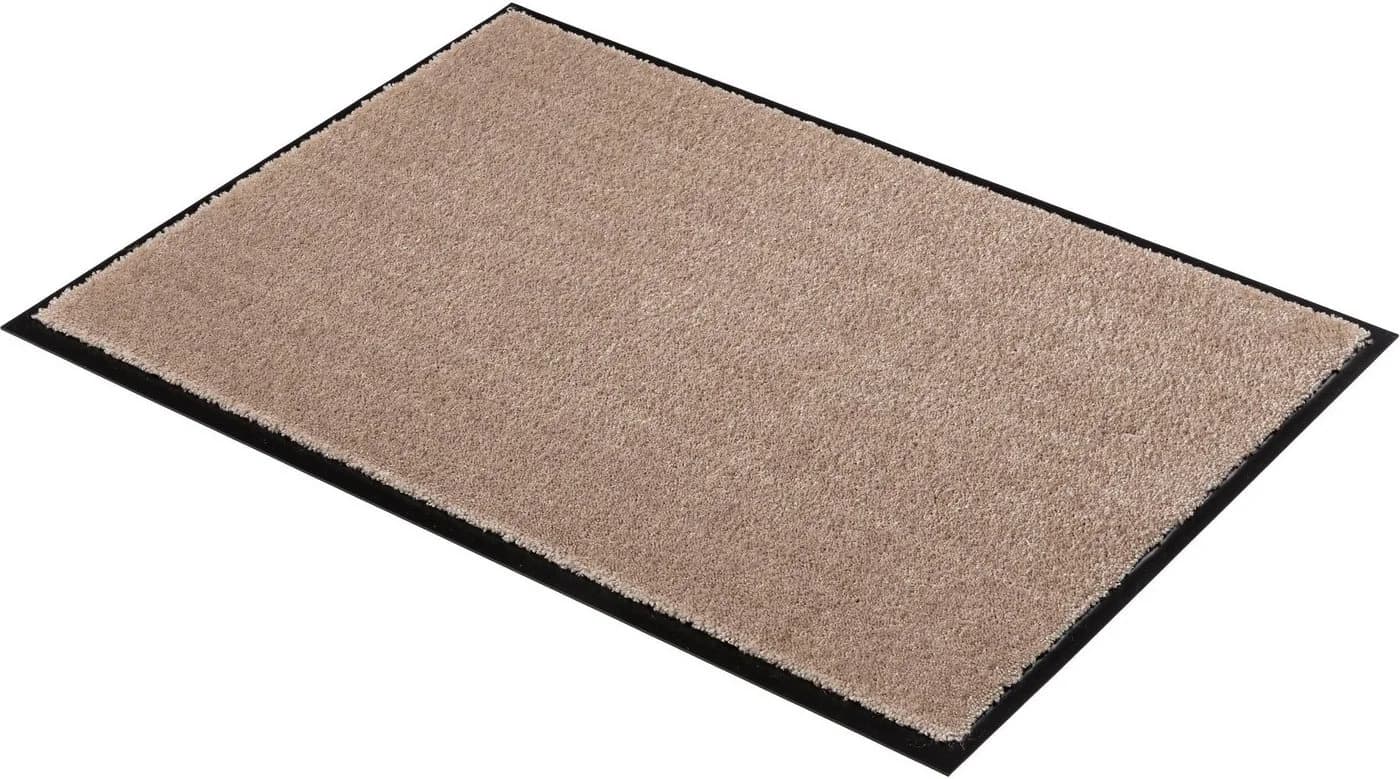 SCHÖNER WOHNEN Fußmatte Miami Uni Grau Taupe 50x70 cm - Bild 3