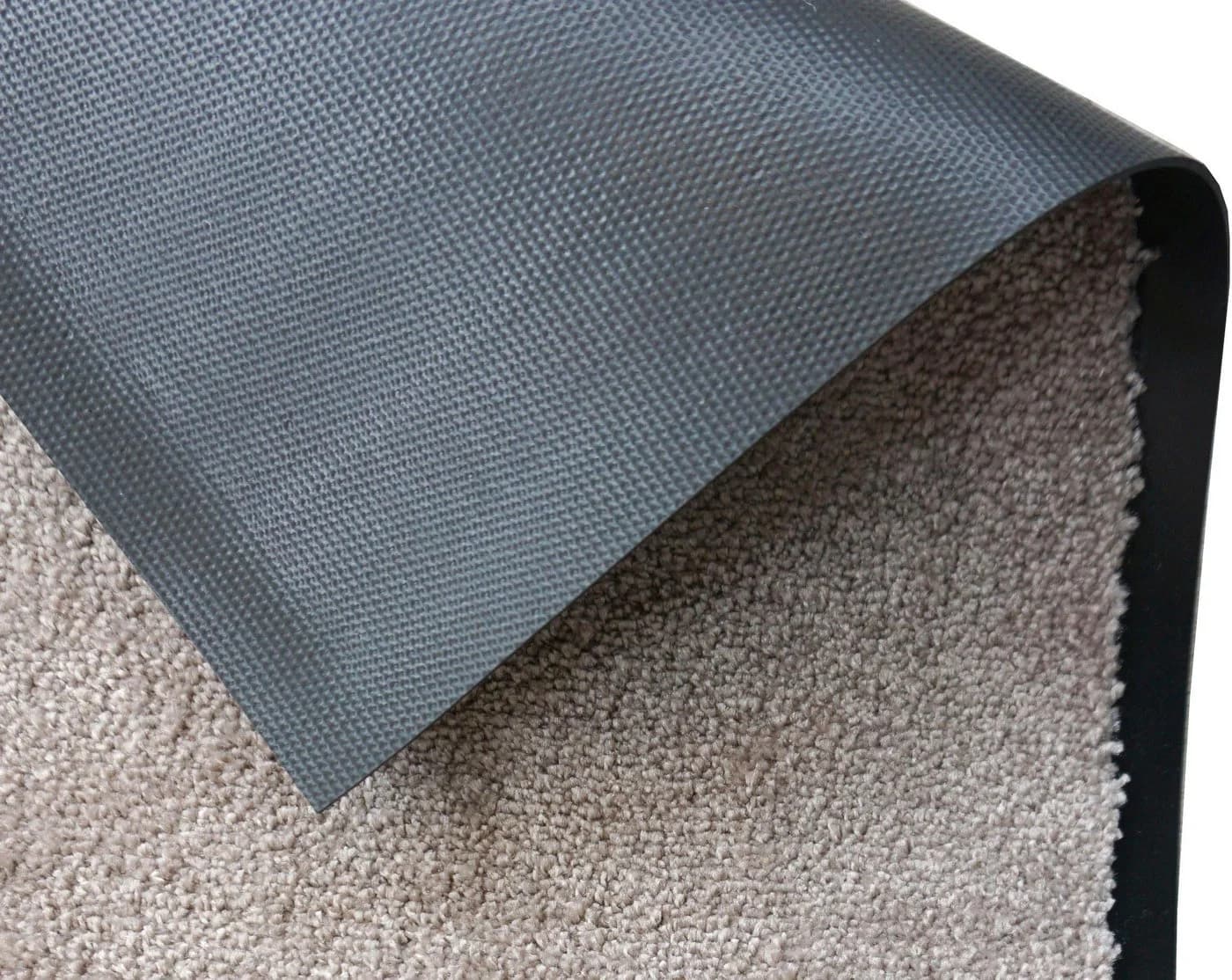SCHÖNER WOHNEN Fußmatte Miami Uni Grau Taupe 50x70 cm - Bild 4