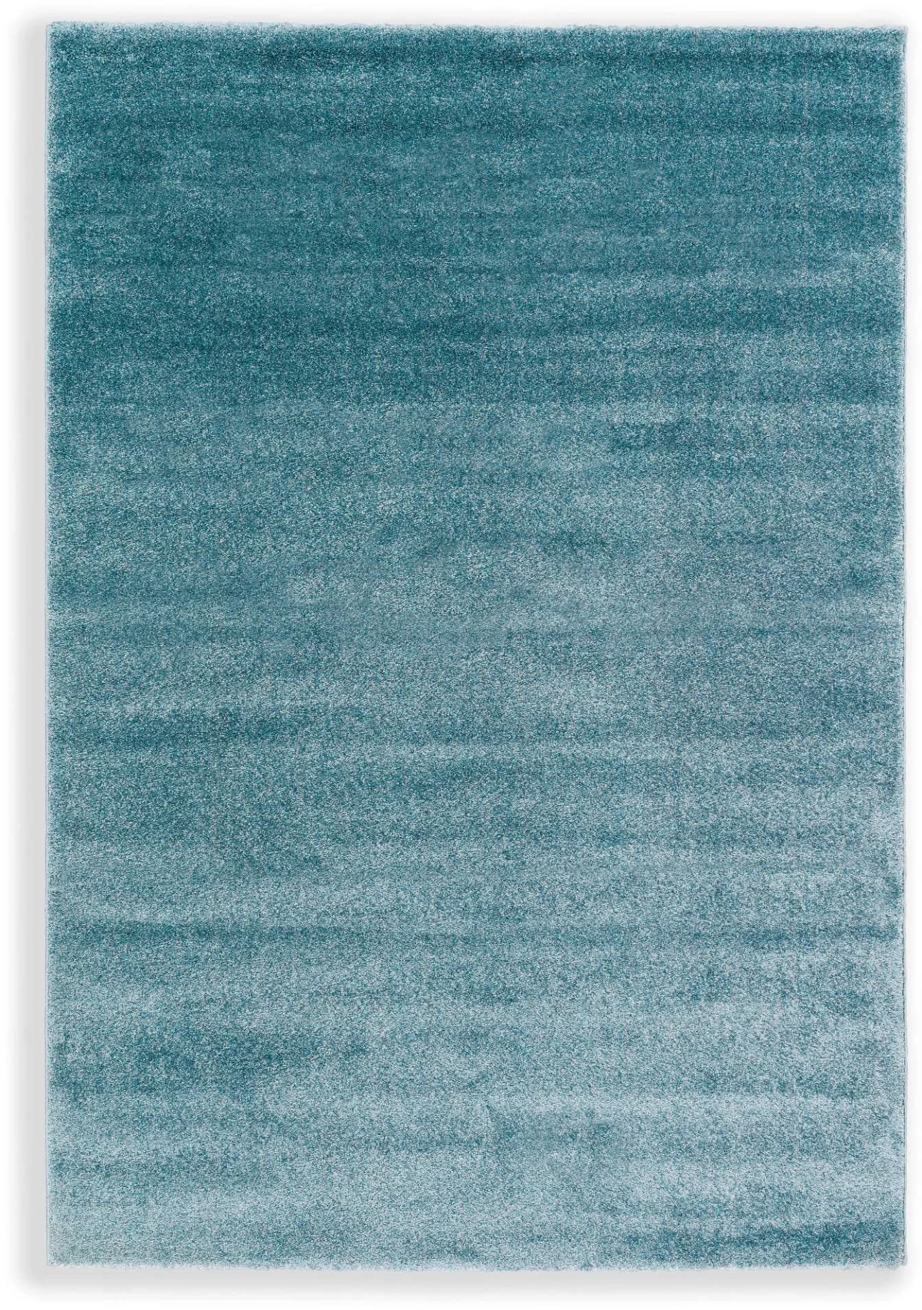 Schöner Wohnen Kollektion Teppich Pure 190 Türkis Kurzflor