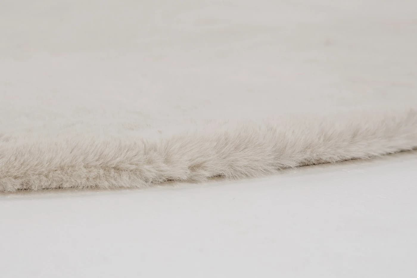 SCHÖNER WOHNEN Fellteppich Tender Beige Rund 120cm - Bild 4