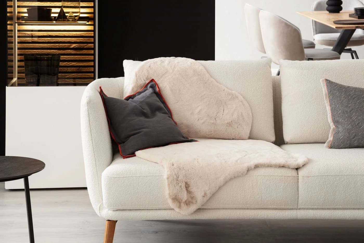 Schöner Wohnen Fellteppich Tender Creme 60x90 cm Polyester - Bild 4