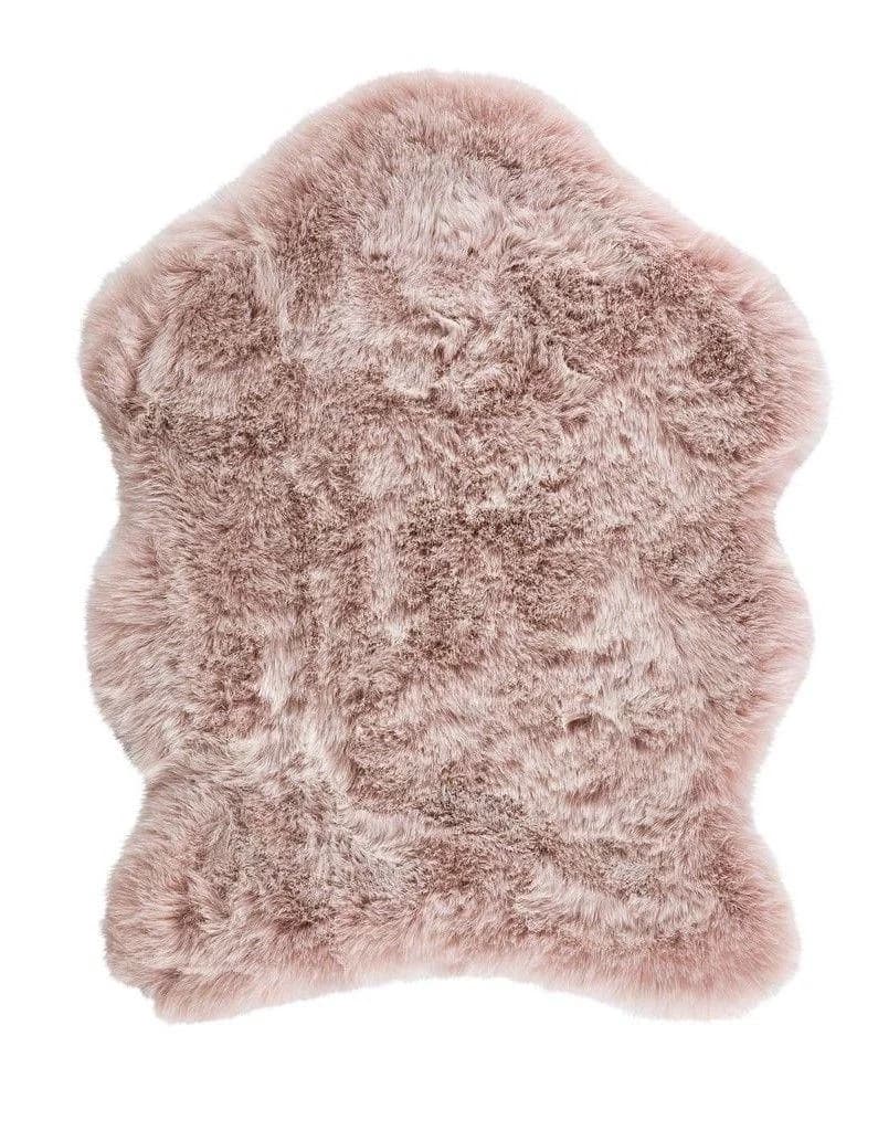 Kunstfell BELLA Teppich Pink 60x80 cm