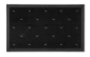 Astra Border Pin Fußmatte Schwarz Gummi Schmutzfangematte Bild 1