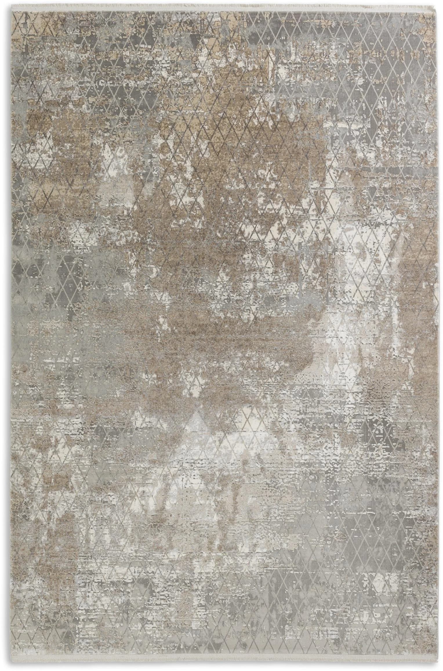 SCHÖNER WOHNEN Teppich Vision 212 Beige Viskose Glanz