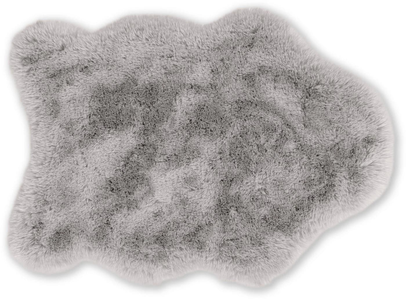Schöner Wohnen Hochflor-Teppich Tender Deluxe Silber Polyester