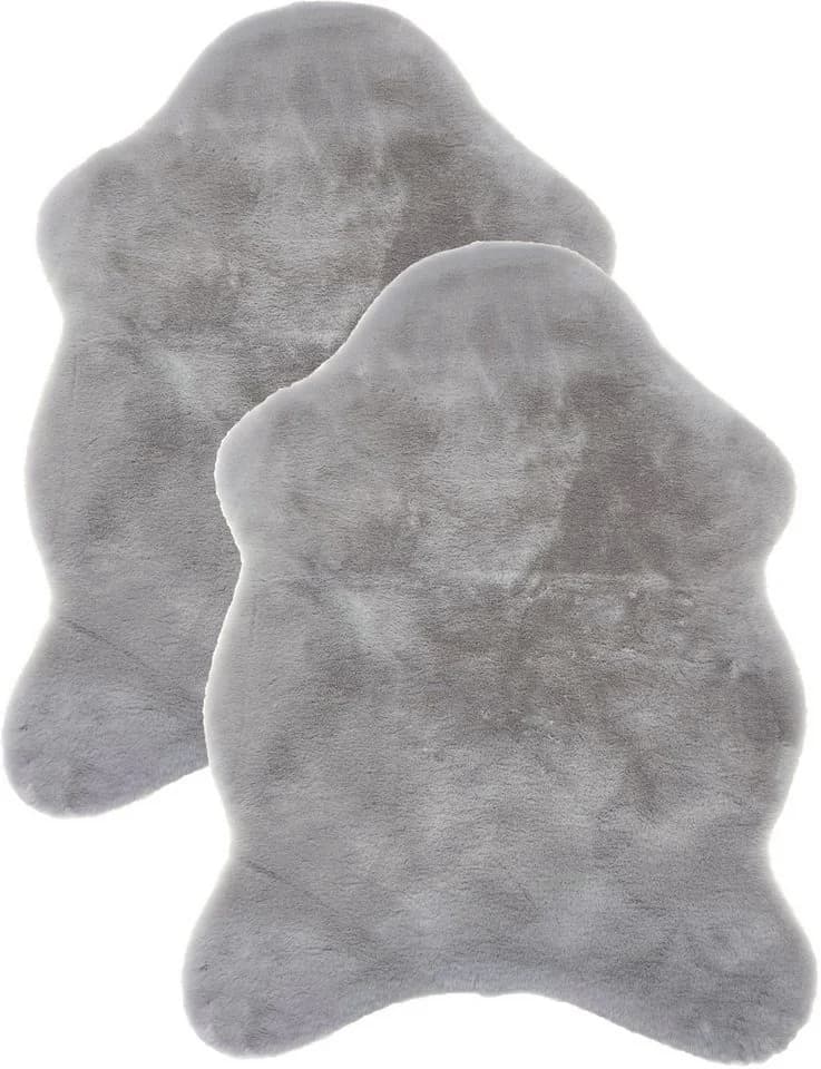 ASTRA Fellteppich Elda Kunstfell Silber Kuschelweich