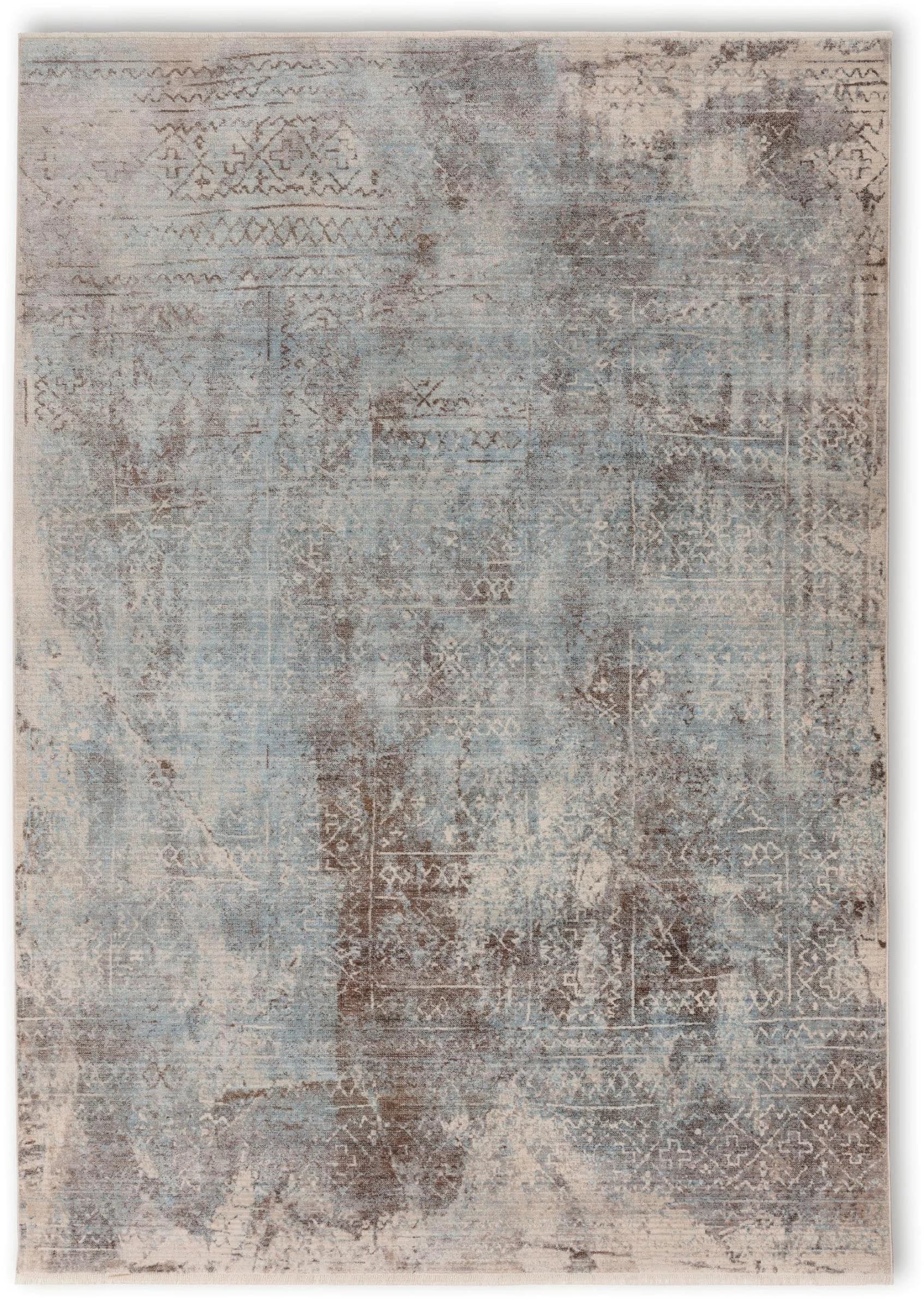 SCHÖNER WOHNEN Teppich Mystik 241 Blau Vintage Look
