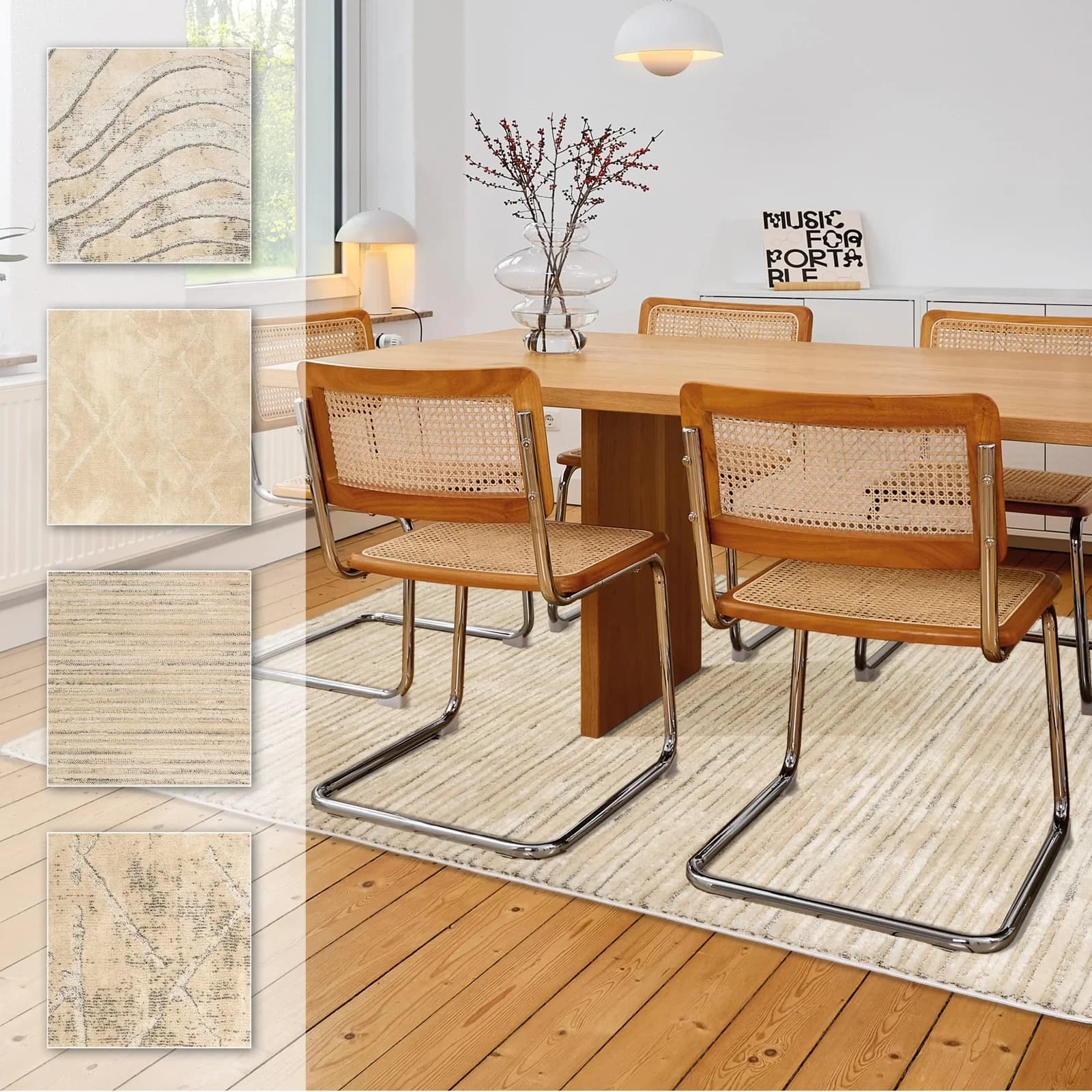 Teppich ASTRA Lou 253 Beige Kurzflor 133x190 cm