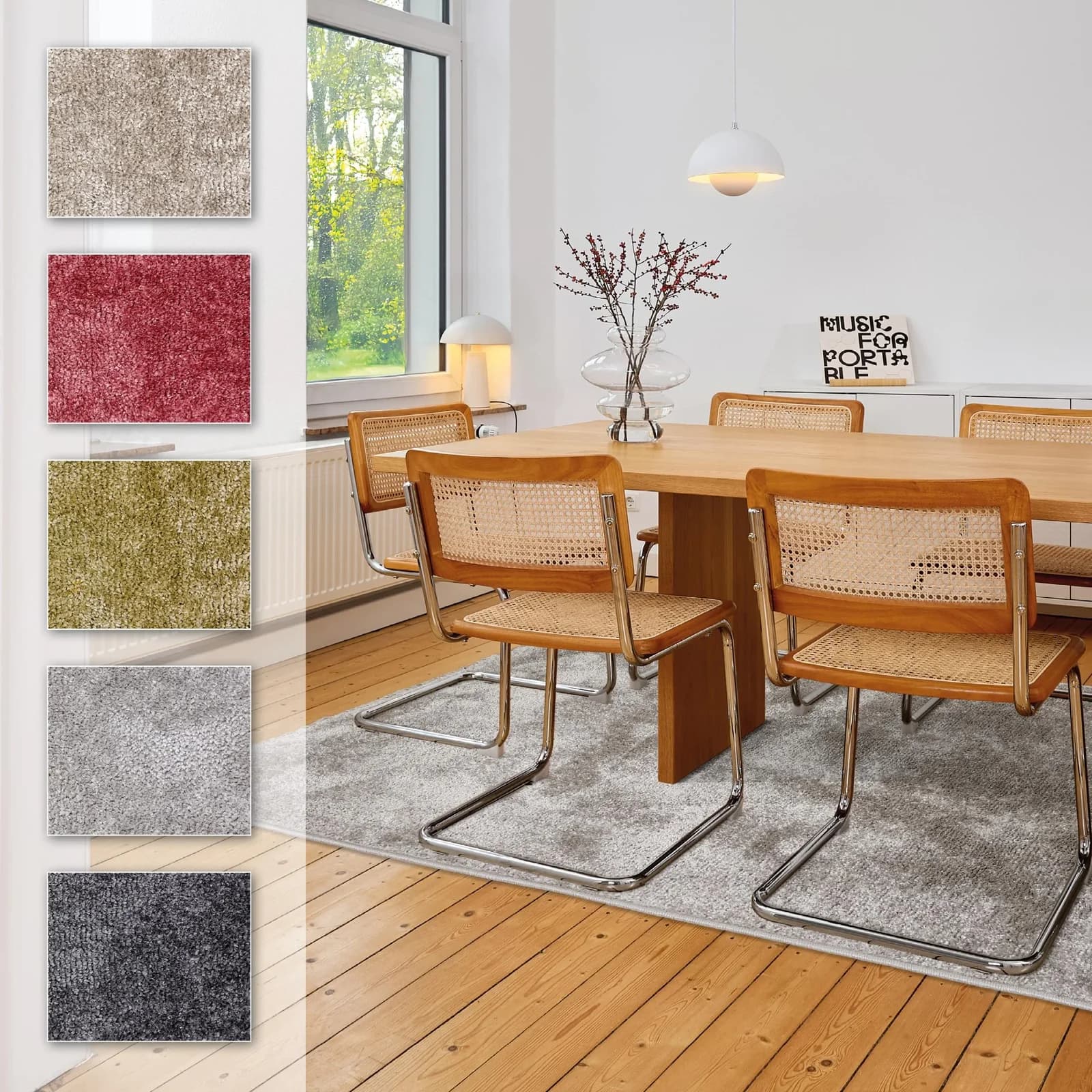 Teppich ASTRA Stevie 250 Grau Polypropylen 160x230cm