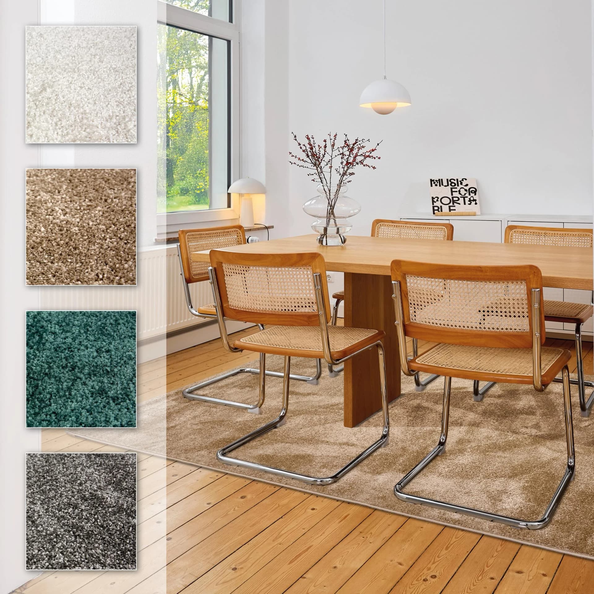 Teppich ASTRA Sam 250 Beige Polypropylen Kurzflor Wohnzimmer Schlafzimmer