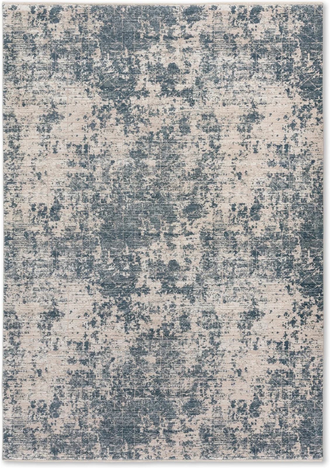ASTRA Teppich Venosa 252 Blau/Creme Gemustert