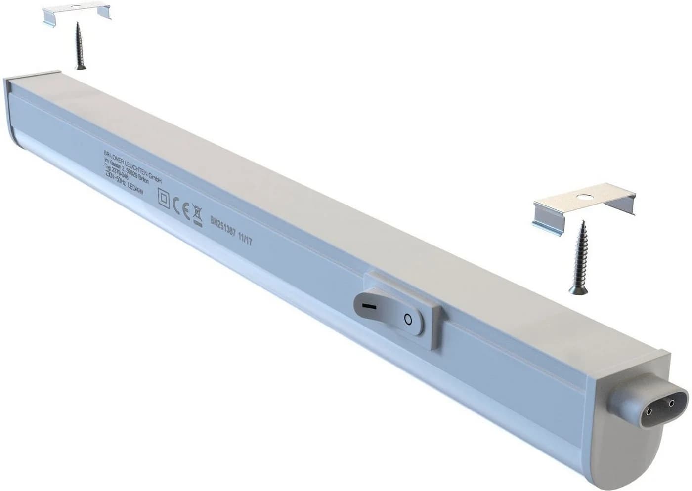 Briloner Leuchten LED Unterbauleuchte TOOK Weiß Alu-Chrom - Bild 4