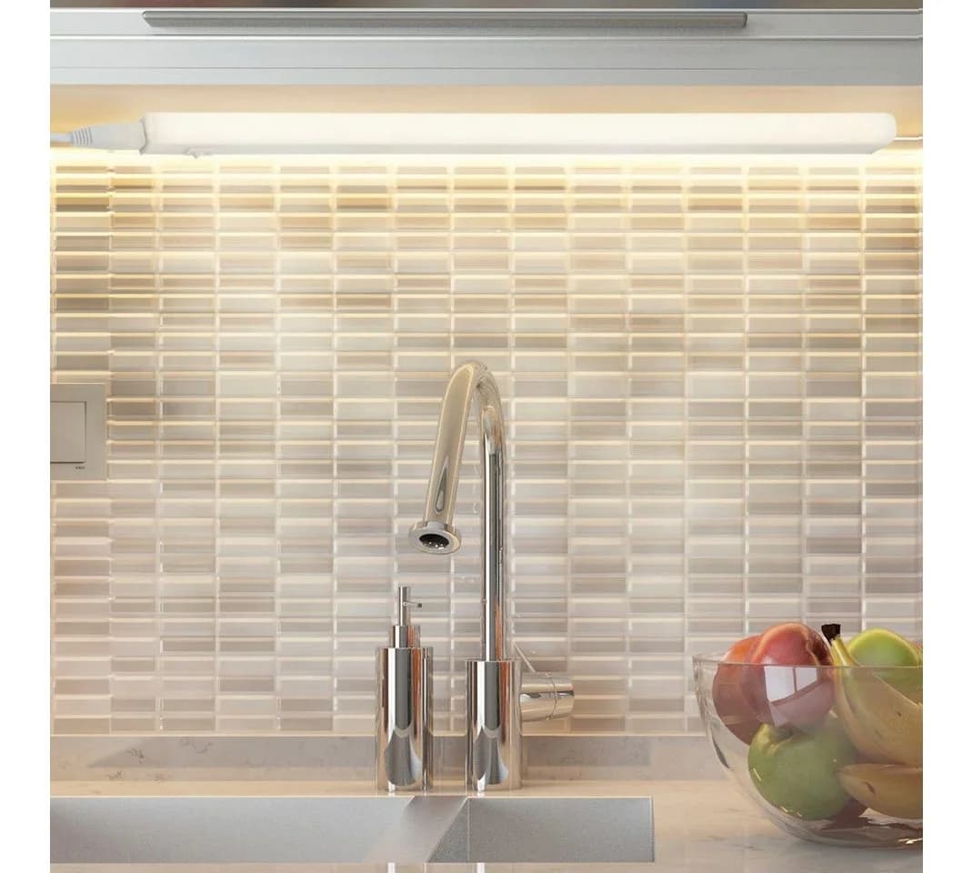 Briloner Leuchten LED Unterbauleuchte TOOK Schwarz Weiß 8W Neutralweiß