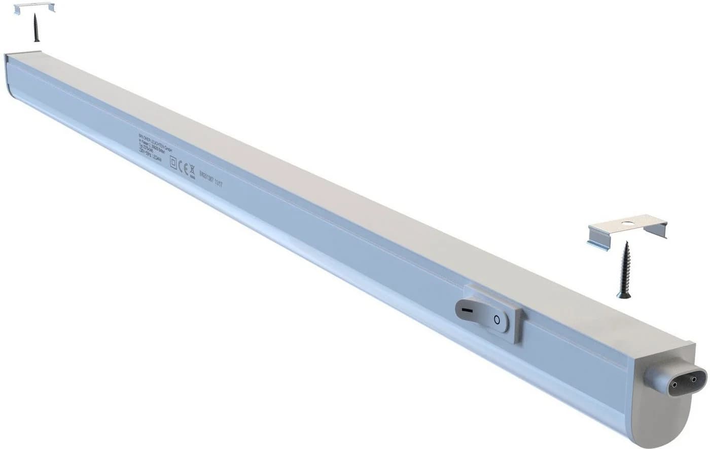 Briloner Leuchten LED Unterbauleuchte TOOK Schwarz Weiß 8W Neutralweiß - Bild 4
