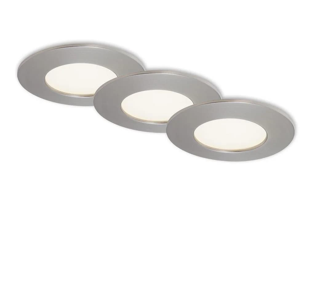 Briloner Leuchten LED Einbauleuchte FLAT IN 85x30mm Silber - Bild 2