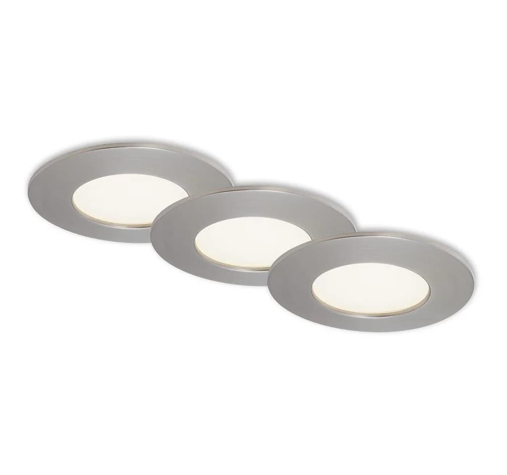 Briloner Leuchten LED Einbauleuchte FLAT IN 85x30mm Silber - Bild 3
