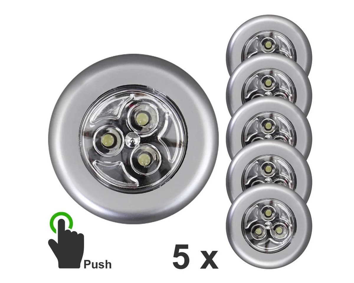 Briloner Leuchten LED Unterbauleuchte 5er-Set Titanfarbig Touch - Bild 4