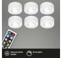 Briloner Leuchten LED Unterbauleuchte 6er Set Weiß Dimmbar Bild 1