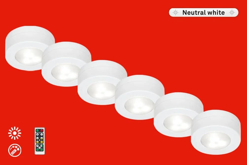 Briloner Leuchten LED Unterbauleuchte 6er Set Weiß Dimmbar - Bild 2