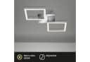 BRILONER LEUCHTEN LED Deckenleuchte FRAME Schwarz Schwenkbar Bild 5