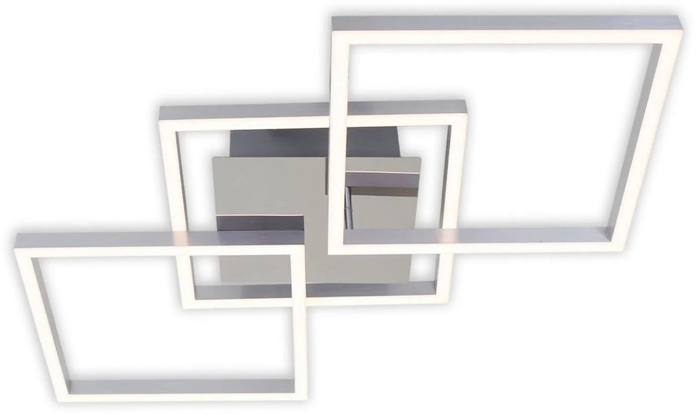 BRILONER LEUCHTEN LED Deckenleuchte FRAME Chrom-Alu Schwenkbar - Bild 2
