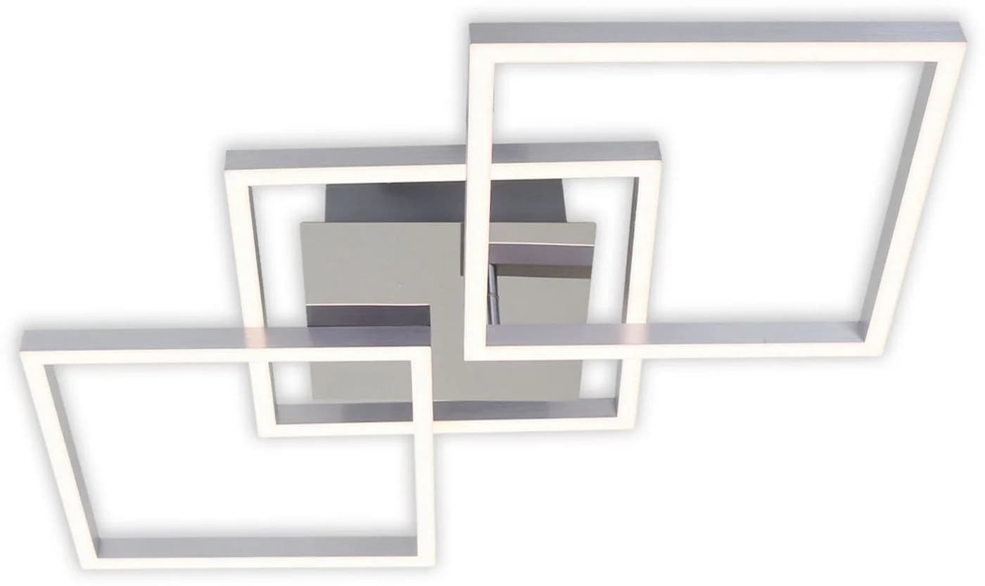 BRILONER LEUCHTEN LED Deckenleuchte FRAME Chrom-Alu Schwenkbar - Bild 3