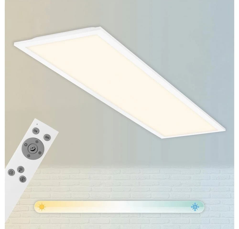 Briloner Leuchten LED Panel Piatto CCT Weiß Fernbedienung - Bild 5