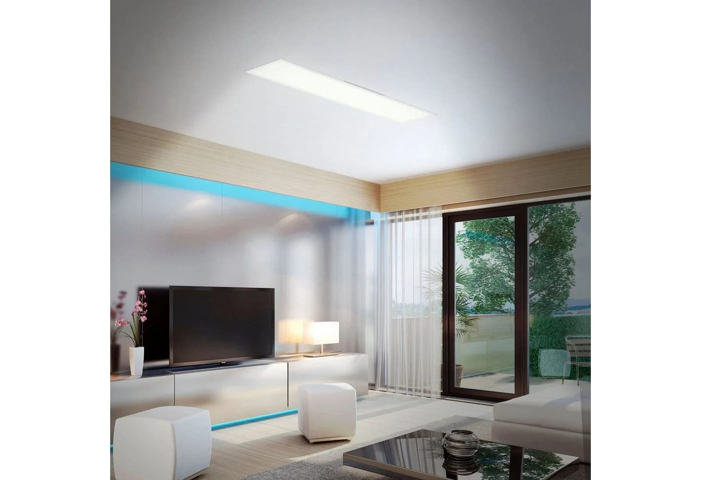 Briloner Leuchten LED Panel 7154016 Colour RGB CCT Deckenlampe 40W