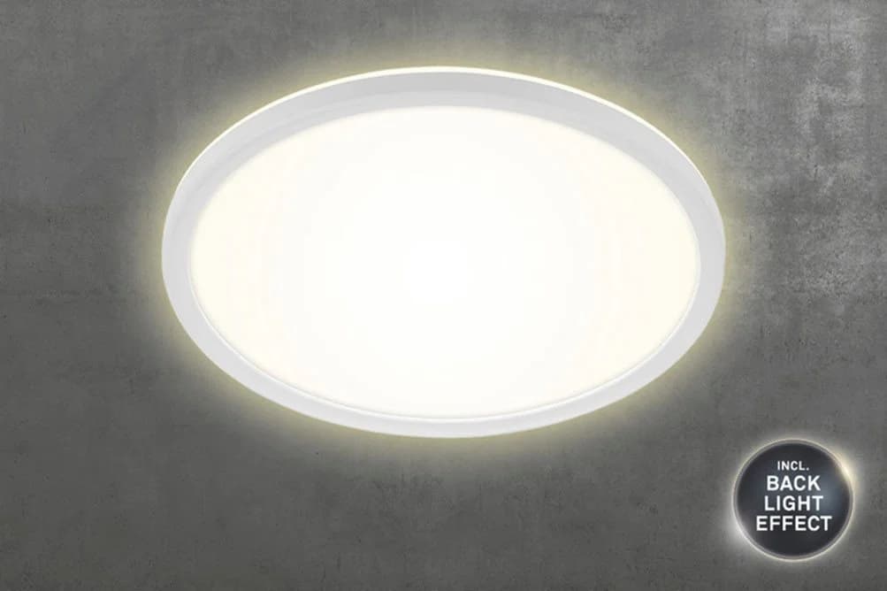 Briloner Leuchten LED Panel SLIM Weiß Ultra Schlank