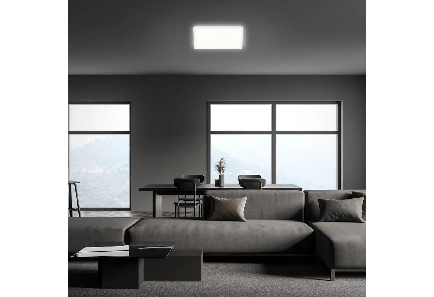 Briloner Leuchten LED Panel SLIM Weiß 18W Neutralweiß