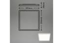 Briloner Leuchten LED Panel SLIM Weiß 18W Neutralweiß Bild 5