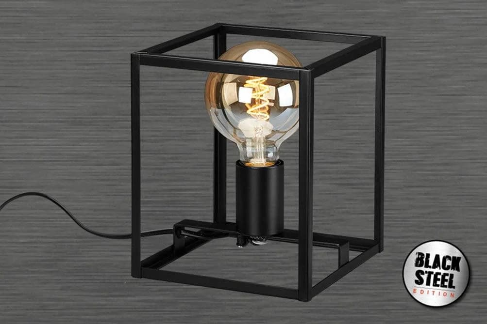 BRILONER LEUCHTEN LED Tischleuchte BOX Schwarz Metall - Bild 2