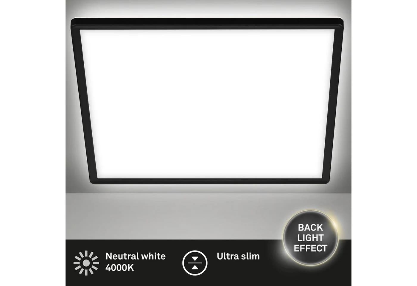 Briloner Leuchten LED Panel SLIM Schwarz 18W Neutralweiß - Bild 4