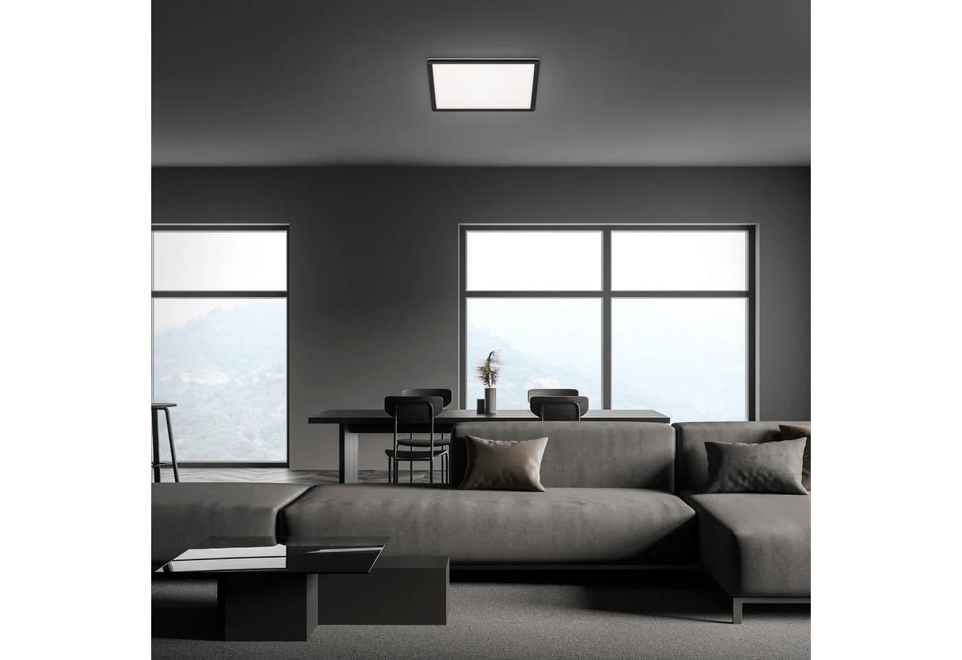 Briloner Leuchten LED Panel SLIM Schwarz 18W Neutralweiß - Bild 5