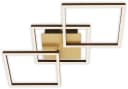 BRILONER LEUCHTEN Deckenleuchte Frame FRAME 3-flammig Gold-Braun LED Dimmbar Bild 2