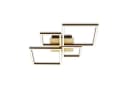 Briloner Leuchten LED Deckenleuchte FRAME Schwarz Gold-Braun Dimmbar Bild 1