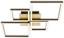 Briloner Leuchten LED Deckenleuchte FRAME Schwarz Gold-Braun Dimmbar Bild 3