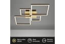 Briloner Leuchten LED Deckenleuchte FRAME Schwarz Gold-Braun Dimmbar Bild 4