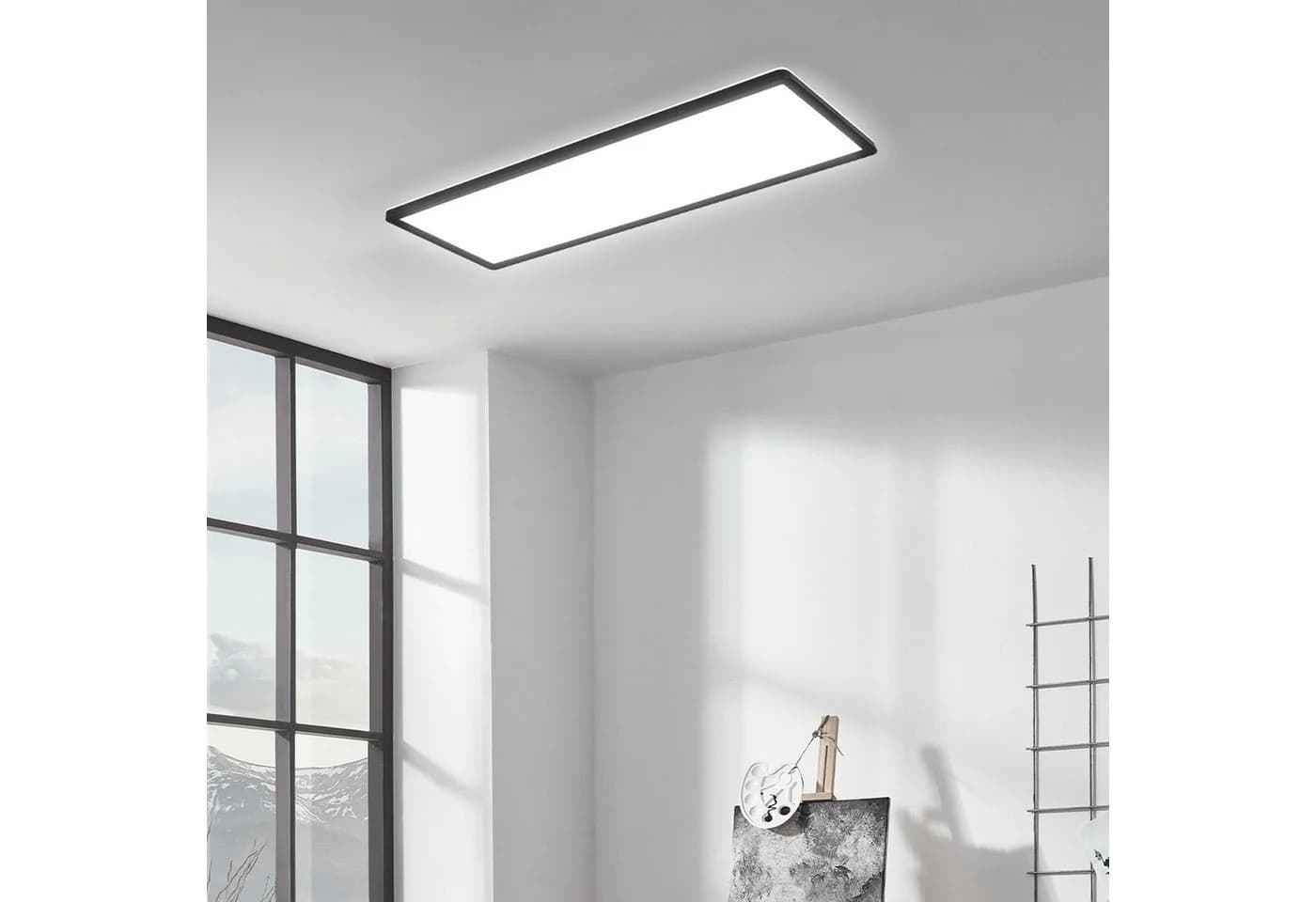 BRILONER LED Panel Slim Schwarz Ultraflach Deckenlampe - Bild 5