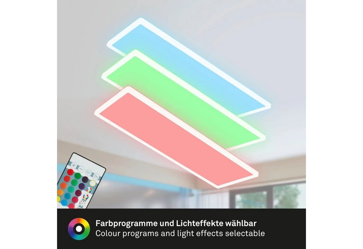 BRILONER LED Panel 7404016 SLIM Weiß RGB Dimmbar - Bild 5