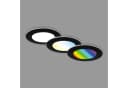 Briloner Leuchten LED Einbauleuchte 3er Set RGB-CCT Schwarz Bild 3