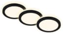 Briloner Leuchten LED Einbauleuchte 3er-Set Schwarz IP44 Bild 2