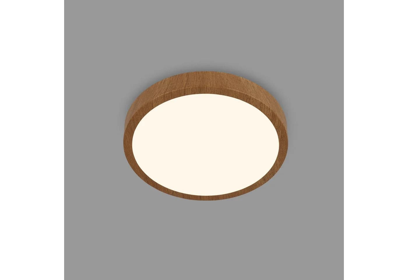 Briloner Leuchten LED Deckenlampe Warmweiß Holzoptik 28cm - Bild 3