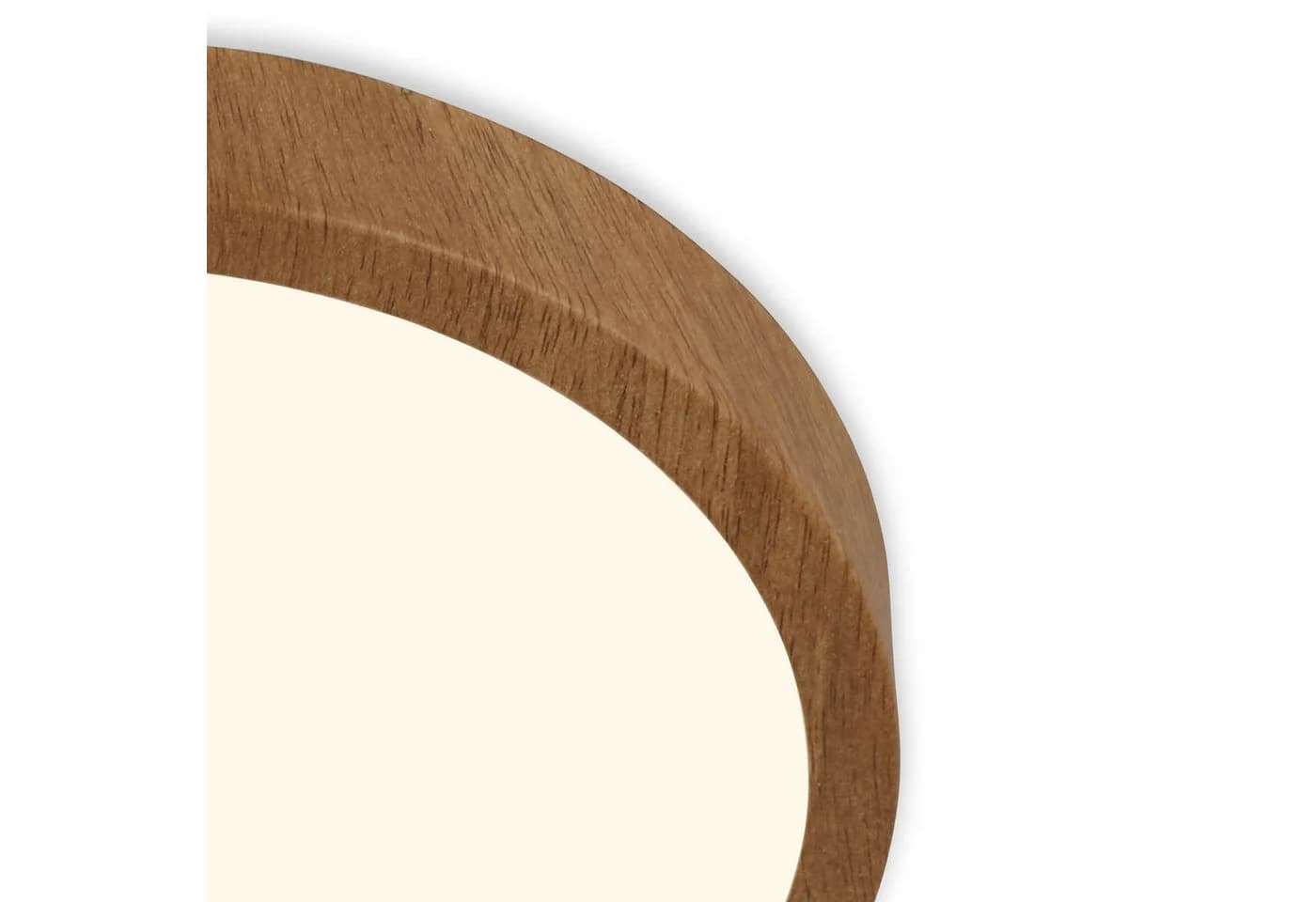 Briloner Leuchten LED Deckenlampe Warmweiß Holzoptik 28cm - Bild 4