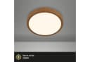 Briloner Leuchten LED Deckenlampe Warmweiß Holzoptik 28cm Bild 5