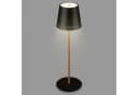 Briloner Leuchten LED Tischleuchte Kiki Schwarz Natur Bild 1