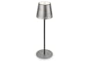 Briloner Leuchten LED Tischleuchte Kiki Antik Silber USB-C Höhenverstellbar Bild 2